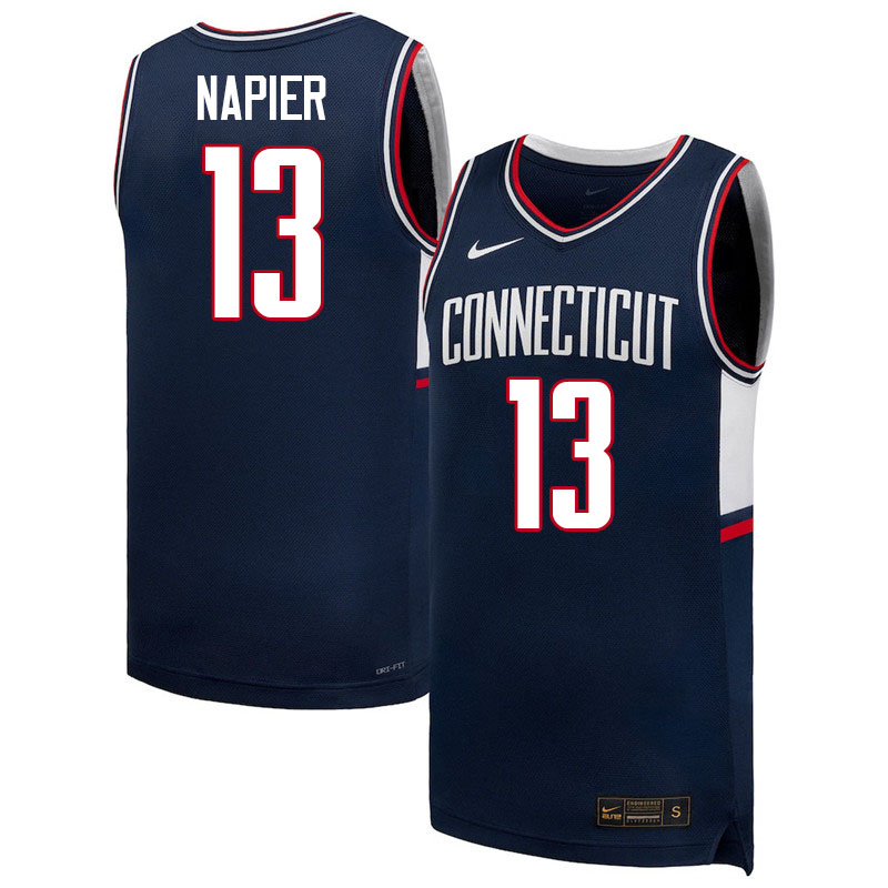 Uconn Huskies #13 Shabazz Napier College Basketball Jerseys,Uniforms-Retro Navy